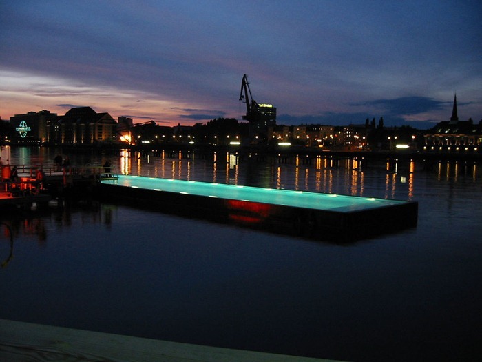 Badeschiff - Floating Swimming Pool